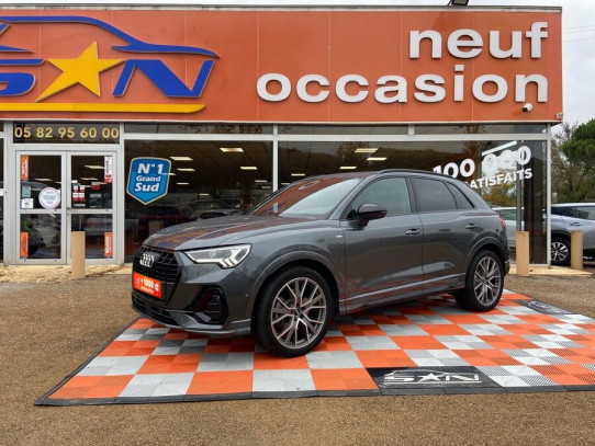 Acheter AUDI Q3 40 TDI 190 S tronic 7 Quattro S LINE Black Line TOE Cuir JA20 1ERE MAIN chez SN Diffusion