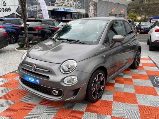 Acheter FIAT 500 Hybrid 1.0 BSG 70 SPORT GPS Clim Auto Toit Pano JA 16" chez SN Diffusion