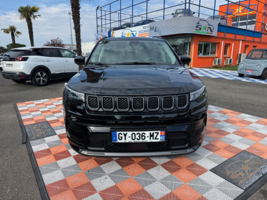 Acheter JEEP Compass 1.3 PHEV T4 240 4XE EAWD S CUIR GPS Caméra JA 19" Black chez SN Diffusion