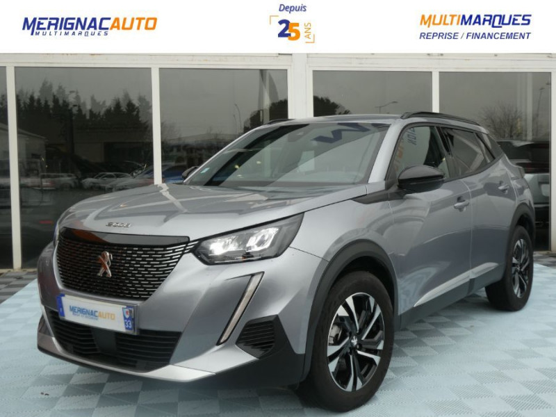 Peugeot 2008 II 1.2 PureTech 100 BVM6 ALLURE GPS ESSENCE GRIS ARTENSE METAL Occasion à vendre