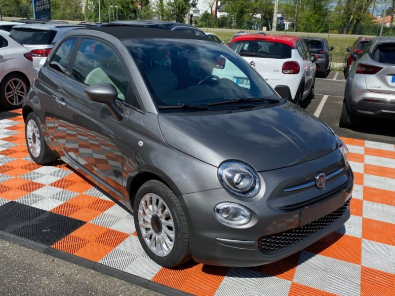 Photo 2 de l'offre de FIAT 500C 1.0 70 BVM6 HYBRID DOLCEVITA CarPlay à 12950€ chez Mérignac auto