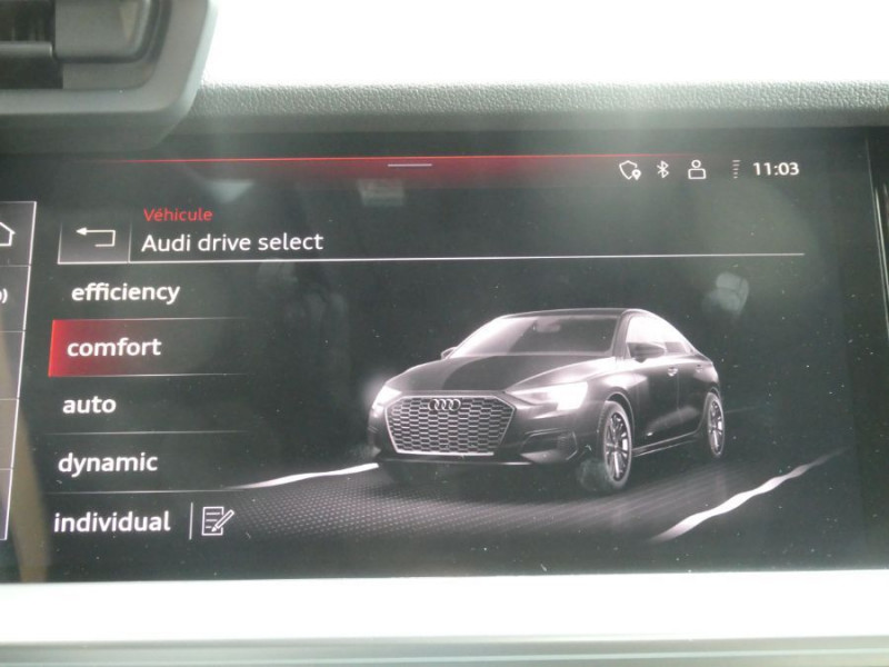 Photo 20 de l'offre de AUDI A3 BERLINE IV SPORTBACK 35 TFSI 150 S Tronic 7 4P DESIGN LUXE CUIR Camera ACC à 27950€ chez Mérignac auto