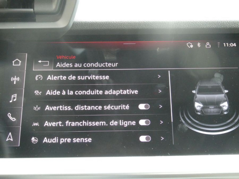 Photo 22 de l'offre de AUDI A3 BERLINE IV SPORTBACK 35 TFSI 150 S Tronic 7 4P DESIGN LUXE CUIR Camera ACC à 27950€ chez Mérignac auto
