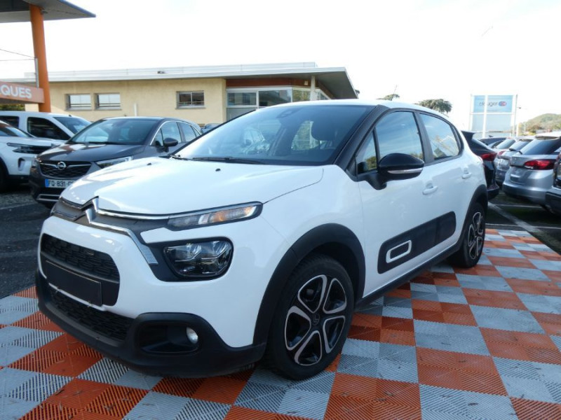 Citroen C3 Société NEW 1.5 BlueHDi 100 BVM6 FEEL NAV Radar 2PL 8450€HT DIESEL BLANCHE Occasion à vendre