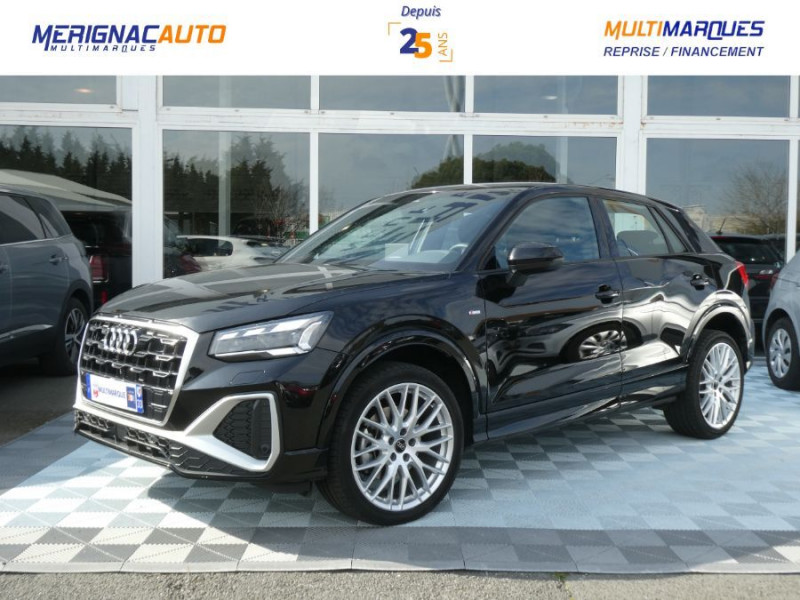 Audi Q2 New 35 TDI 150 S-Tronic S LINE Int+Ext JA19 Camera Key Less Gtie 05/29 DIESEL NOIR MÉTAL Occasion à vendre