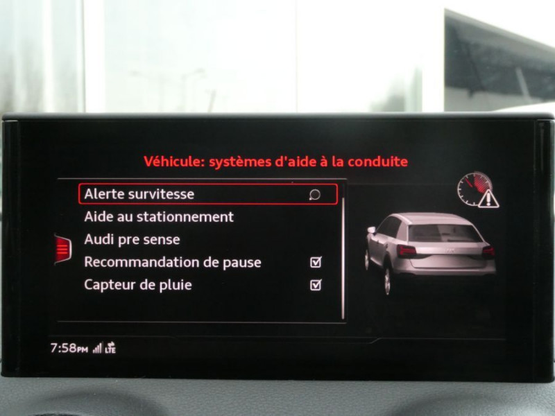 Photo 22 de l'offre de AUDI Q2 New 35 TFSI 150 S Tronic S LINE Ext. GPS Camera Hayon EL. à 30950€ chez Mérignac auto