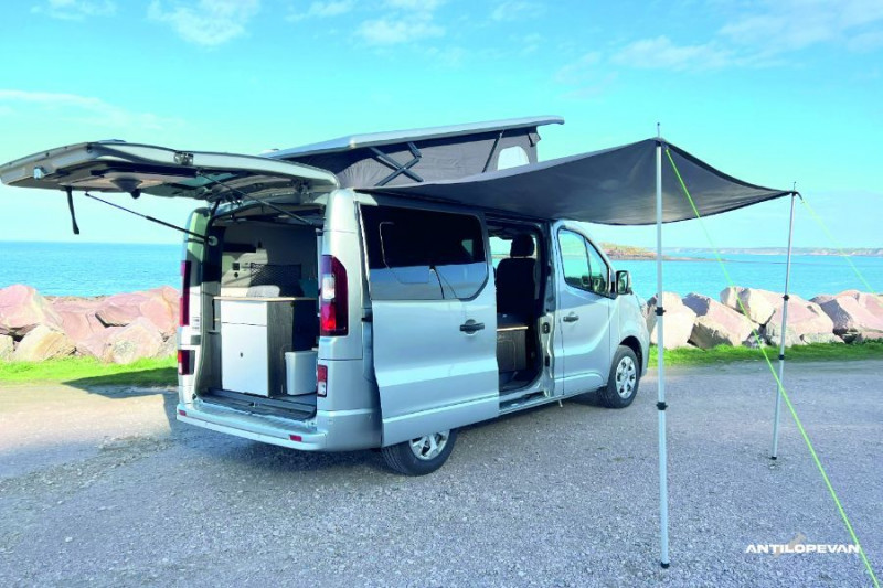 Photo 30 de l'offre de RENAULT TRAFIC VAN ANTILOPE VAN Aménagé FLEX PLUS 2.0 DCi 130 BVM6 L1 JA17 PK Confort 4PL Attel+Pte Vélo à 54500€ chez Mérignac auto