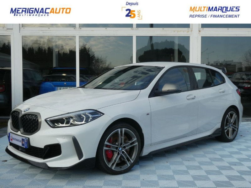 Bmw SERIE 1 M135i 306cv XDRIVE M SPORT Pack Ext. M Française ESSENCE BLANCHE Occasion à vendre