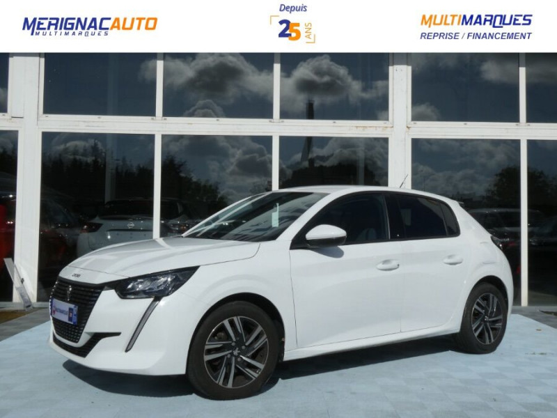 Peugeot 208 II 1.5 BlueHDi 100 BVM6 ALLURE GPS RS JA16 DIESEL BLANCHE Occasion à vendre