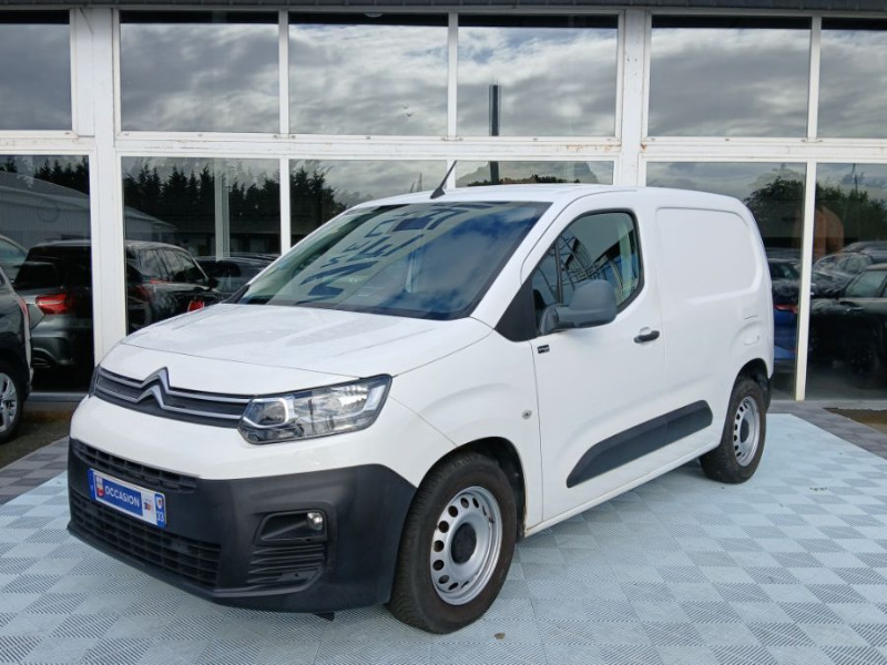 Citroen BERLINGO 1.5 BlueHDi 100 CLUB Camera Pack Chantier Safety+ Grip Cont. 11970.H.T. DIESEL BLANC Occasion à vendre