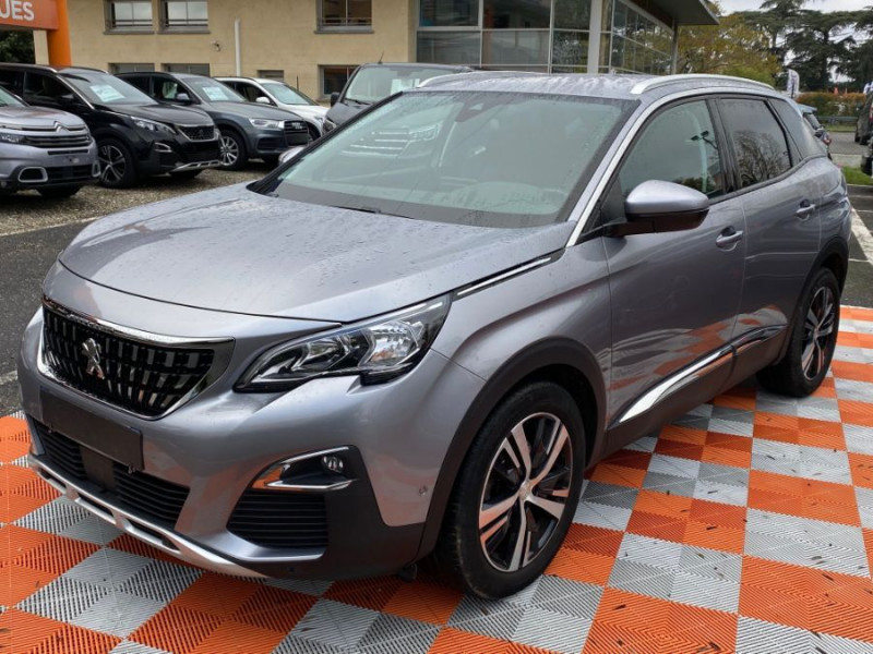 Peugeot 3008 II 1.2 PureTech 130 BVM6 ALLURE Camera Radars Attel. 1ère Main ESSENCE GRIS ARTENSE METAL Occasion à vendre