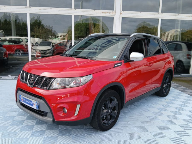 Suzuki VITARA 1.4 BoosterJet 140 BVA6 S ALLGRIP 4WD GPS Camera Key Less Attel. ESSENCE ROUGE TOIT NOIR Occasion à vendre