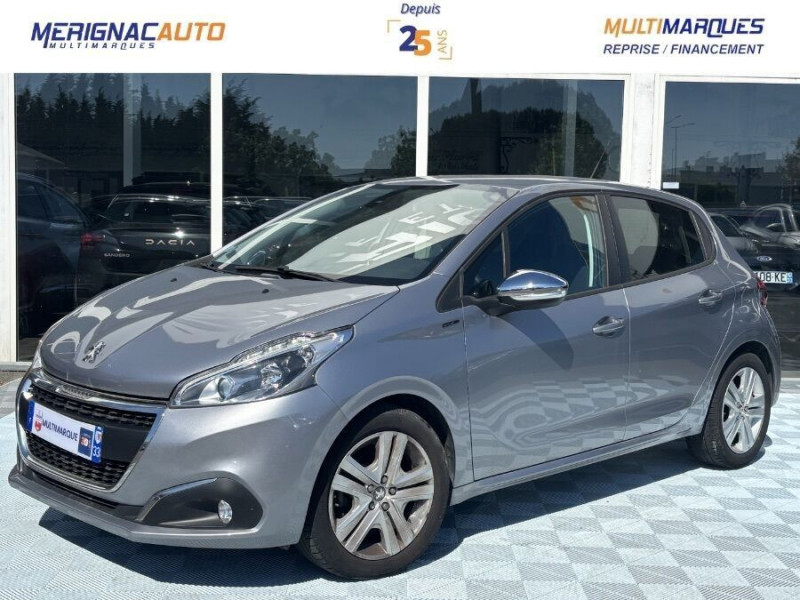 Peugeot 208 1.2 PureTech 82 SIGNATURE GPS Radar RER ESSENCE GRIS ARTENSE METAL Occasion à vendre