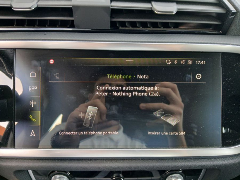 Photo 33 de l'offre de AUDI Q3 35 TFSI 150 2WD S tronic 7 CAM 360 CUIR TOE Hayon EL. 1ère Main à 28490€ chez Mérignac auto