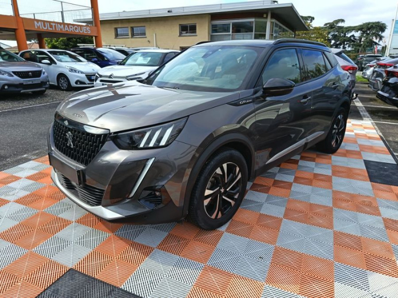Peugeot 2008 II 1.2 PureTech 130 BVM6 GT LINE GPS Camera ESSENCE GRIS PLATINIUM/TOIT NOIR Occasion à vendre