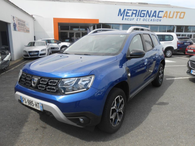 Dacia DUSTER 1.5 BlueDCi 115 BVM6 4X2 PRESTIGE Pack City Plus Camera 360 Attel. 1ère Main (7 Options) DIESEL BLEU MÉTAL Occasion à vendre