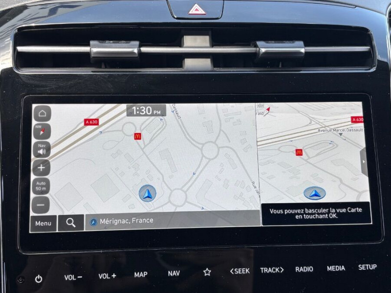 Photo 6 de l'offre de HYUNDAI TUCSON IV 1.6 CRDI 136 DCT-7 HYBRID 48V 2WD GPS BVA avec Boutons à 28490€ chez Mérignac auto