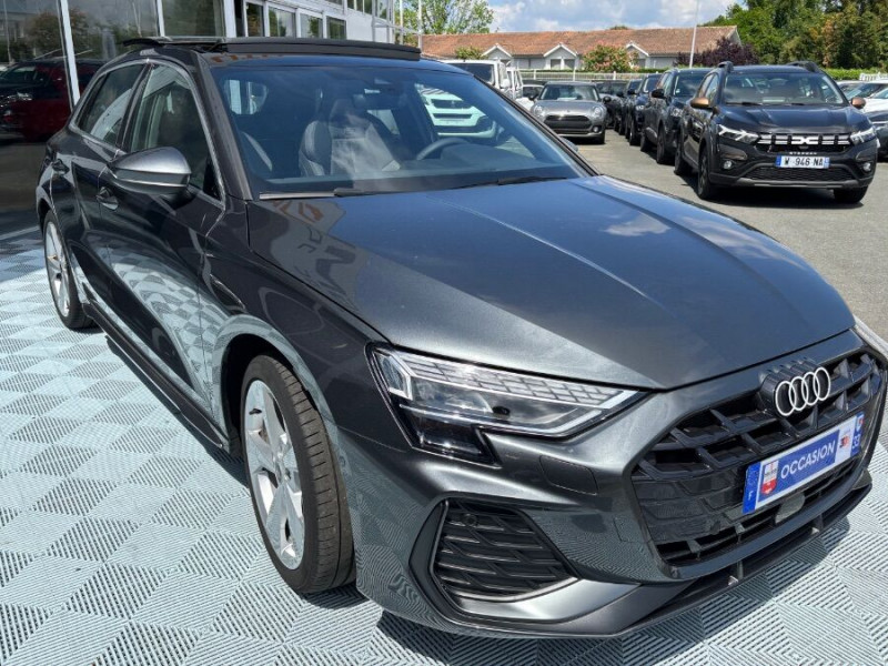 Photo 2 de l'offre de AUDI A3 SPORTBACK SPORTBACK New IV 35 TDI 150 S Tronic 7 S LINE Int + Ext. TOIT Ouvrant SC JA18 à 38450€ chez Mérignac auto