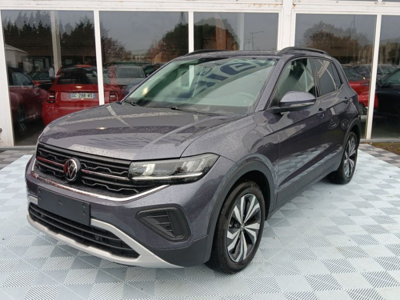 Volkswagen T-CROSS 1.0 TSI 116 DSG7 PACK JA17 08/25 Key Less Camera Radars RER Privacy Glass ESSENCE GRIS CENDRE METAL Occasion à vendre