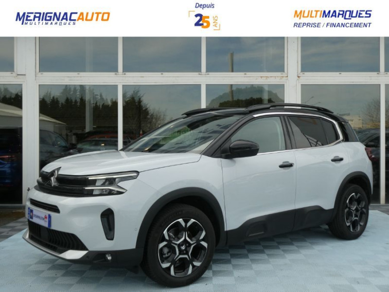 Citroen C5 AIRCROSS NEW (2) 1.5 BlueHDi 130 EAT8 MAX Bi Ton DIESEL BLANC OKENITE MET. / TOIT NOIR Neuf à vendre