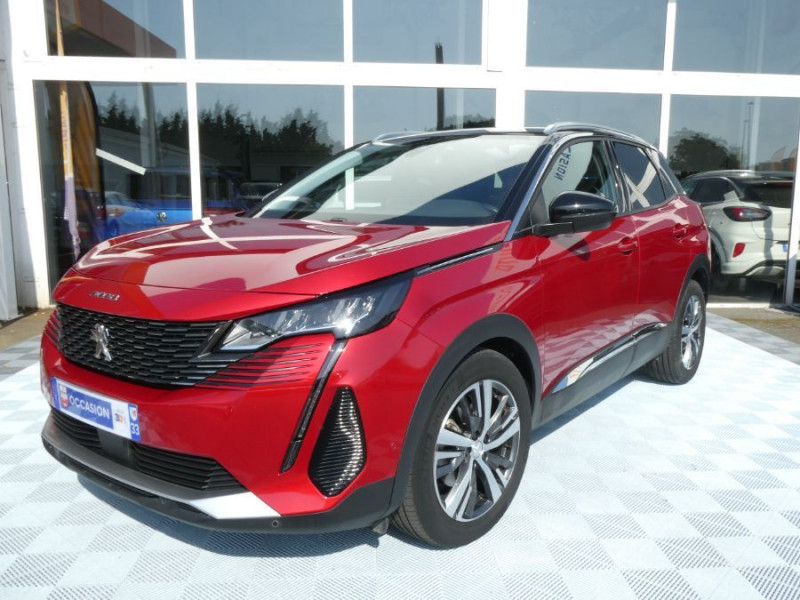 Peugeot 3008 II (2) 1.5 BlueHDi 130 EAT8 ALLURE PACK Hayon EL. ACC Camera DIESEL ROUGE ULTIMATE TOIT NOIR Occasion à vendre