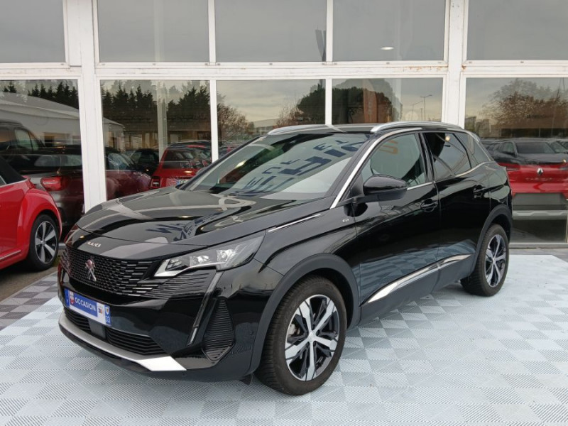 Peugeot 3008 II (2) 1.5 BlueHDi 130 EAT8 GT Camera 360° DIESEL NOIR PERLE MÉTAL Occasion à vendre