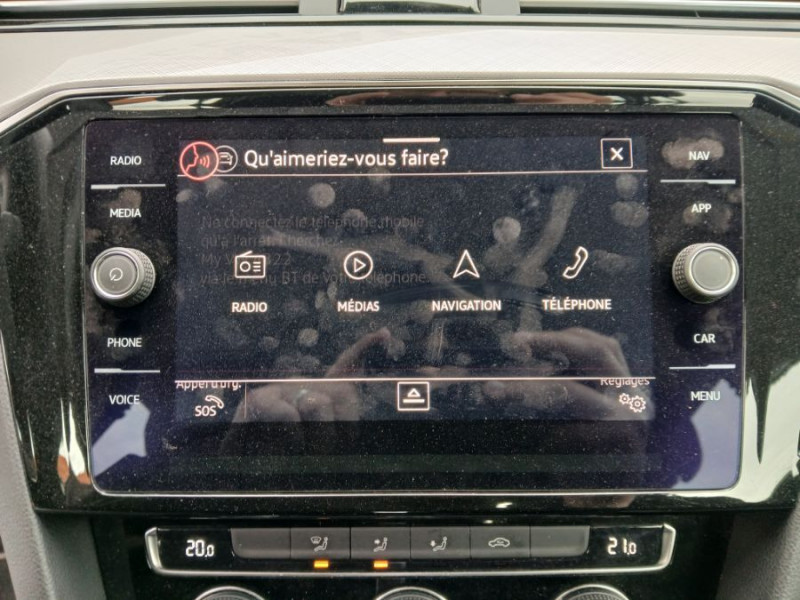 Photo 27 de l'offre de VOLKSWAGEN PASSAT SW VIII 1.6 TDI 120 DSG7 STYLE BUSINESS GPS Radars ACC Hayon EL. 1ère Main à 22950€ chez Mérignac auto