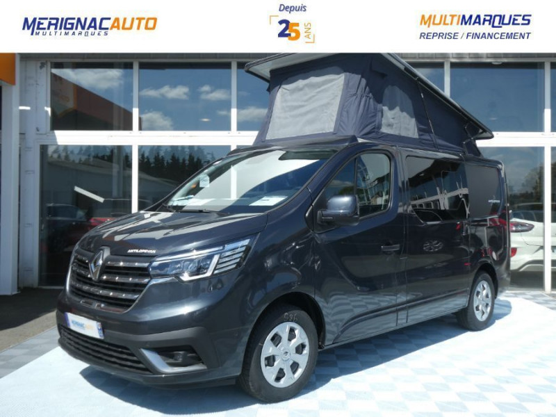 Renault TRAFIC VAN ANTILOPE VAN Aménagé FLEX PLUS 2.0 DCi 130 BVM6 L1 PK Confort 4PL Attel+Pte Vélo DIESEL GRIS COMETE Neuf à vendre