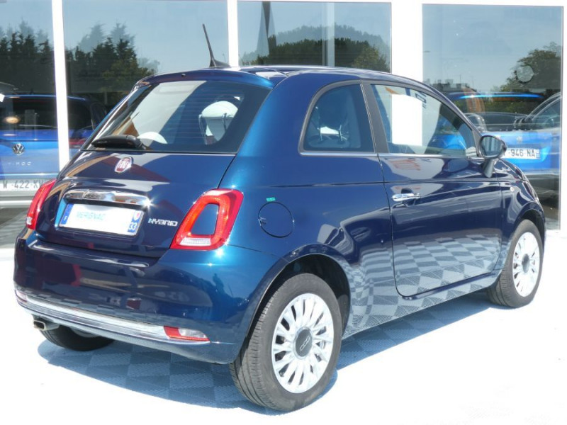 Photo 2 de l'offre de FIAT 500 1.0 70 BVM6 HYBRID DOLCEVITA Toit Pano CarPlay 7" à 13450€ chez Mérignac auto