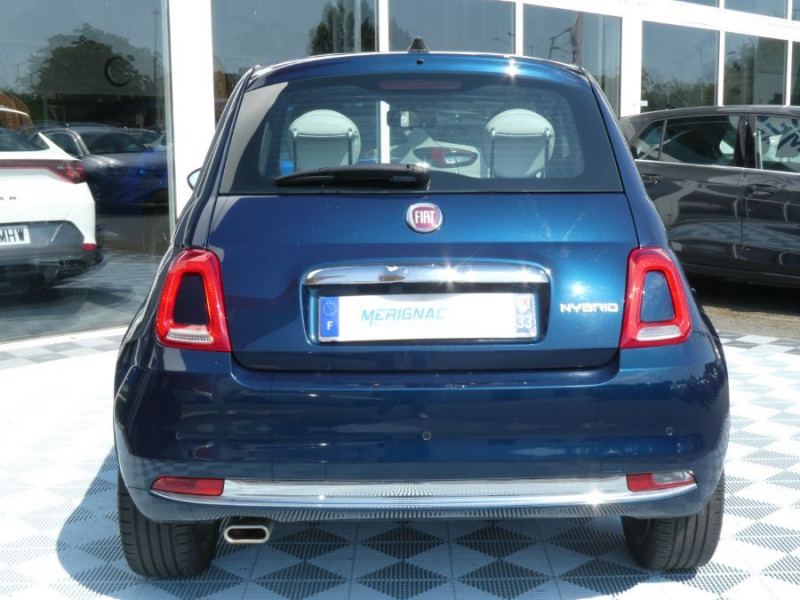 Photo 8 de l'offre de FIAT 500 1.0 70 BVM6 HYBRID STAR Toit Pano JA16 CarPlay 7" à 13750€ chez Mérignac auto