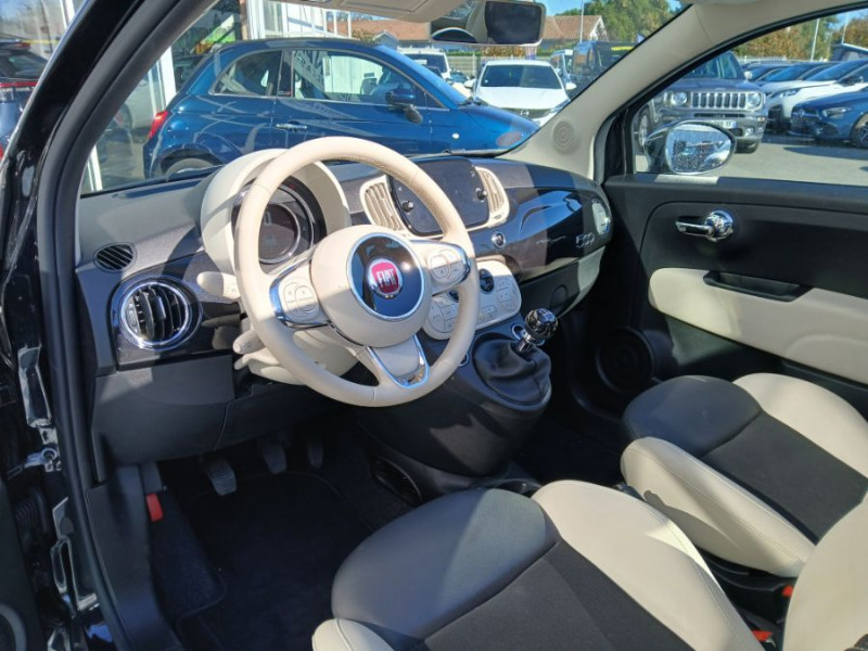 Photo 12 de l'offre de FIAT 500C 1.0 70 BVM6 HYBRID DOLCEVITA GPS JA16 CLIM Auto 1ère Main à 14750€ chez Mérignac auto