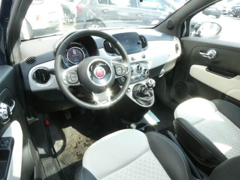 Photo 10 de l'offre de FIAT 500 1.0 70 BVM6 HYBRID STAR Toit Pano JA16 CarPlay 7" à 13750€ chez Mérignac auto