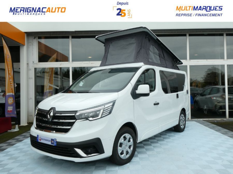 Photo 1 de l'offre de RENAULT TRAFIC VAN ANTILOPE VAN Aménagé FLEX 5 Millénium 2.0 DCi 150 BVM6 L1 5PL Attel+Pte Vélo Tout Equipé Dispo 03.26 à 59900€ chez Mérignac auto