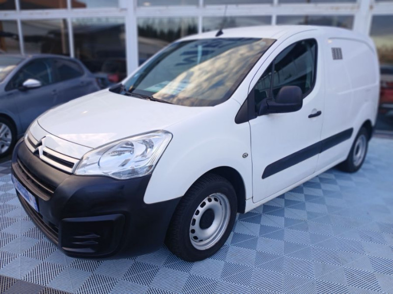 Citroen BERLINGO FOURGON 1.6 BlueHDi 100 ETG6 CLUB GPS Casiers 10450 .H.T. DIESEL BLANC Occasion à vendre