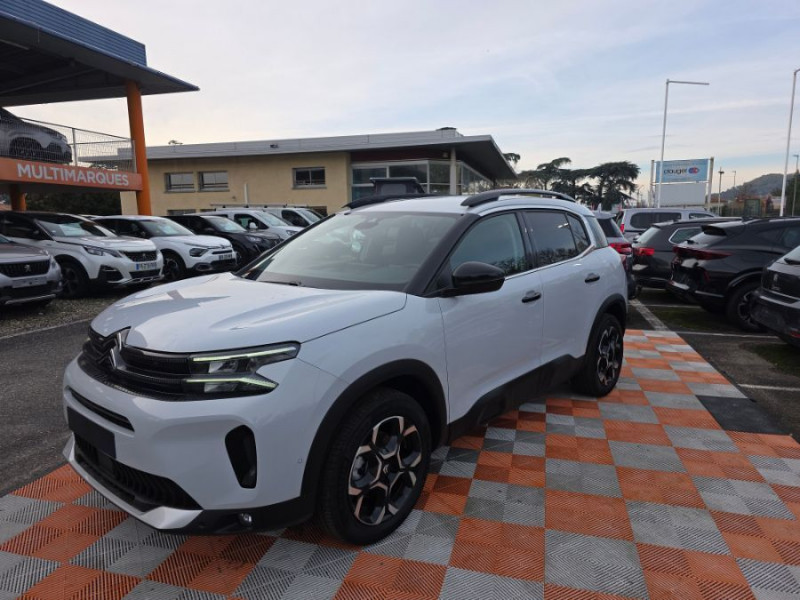 Citroen C5 AIRCROSS NEW (2) 1.5 BlueHDi 130 EAT8 MAX Hayon EL. DIESEL BLANC OKENITE MET. / TOIT NOIR Neuf à vendre
