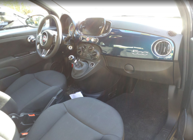 Photo 5 de l'offre de FIAT 500 1.0 70 BVM6 HYBRID CarPlay 7" Radar à 13690€ chez Mérignac auto
