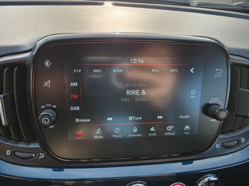 Photo 15 de l'offre de FIAT 500 1.0 70 BVM6 HYBRID CarPlay 7" Radar à 13690€ chez Mérignac auto