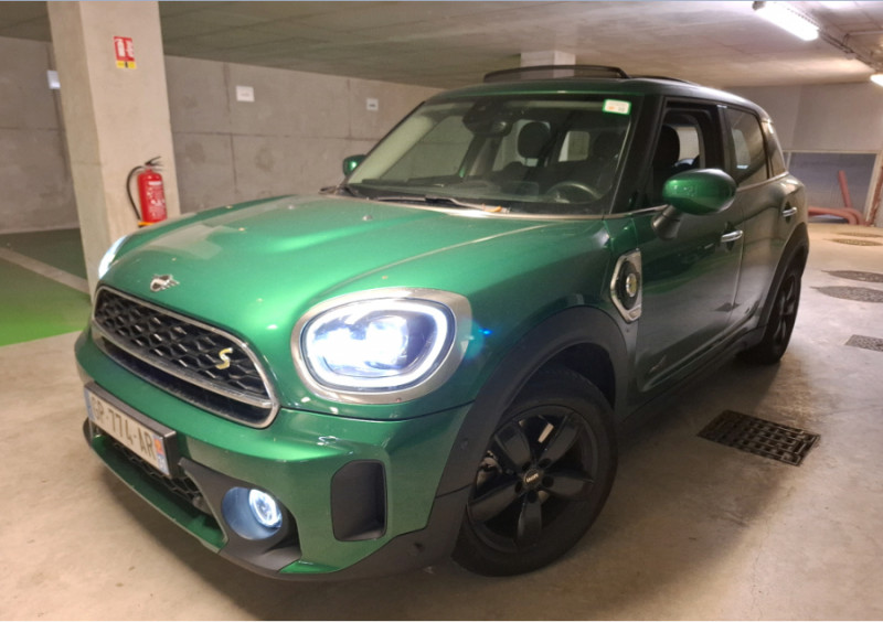 Mini COUNTRYMAN New (F60) HYBRID ELECT. ALL4 220cv BVA6 COOPER SE PREMIUM PLUS TOIT Ouvrant Options... Hybride VERT BRITISH RACING METAL Occasion à vendre