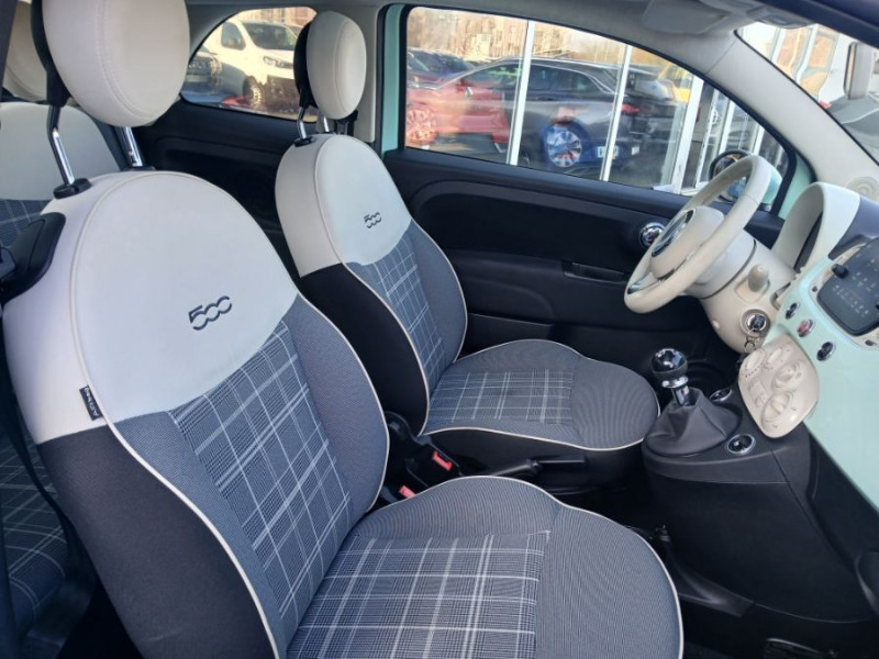 Photo 17 de l'offre de FIAT 500 1.0 70 BVM6 HYBRID LOUNGE Toit Pano à 12970€ chez Mérignac auto