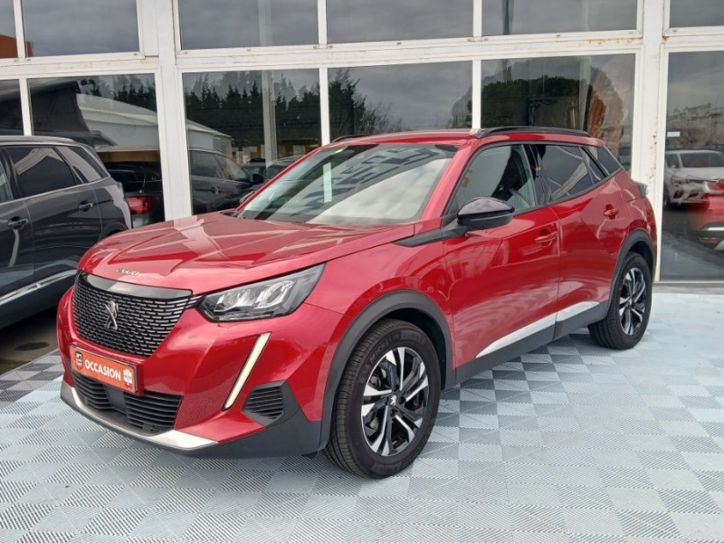 Peugeot 2008 II 1.2 PureTech 130 EAT8 ALLURE PACK Cockpit 3D Camera SC Attel. ESSENCE ROUGE MÉTAL Occasion à vendre