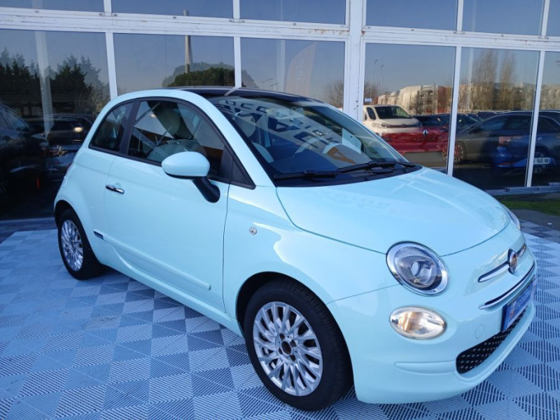 Photo 2 de l'offre de FIAT 500 1.0 70 BVM6 HYBRID LOUNGE Toit Pano à 12970€ chez Mérignac auto