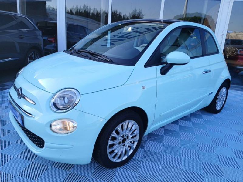 Fiat 500 1.0 70 BVM6 HYBRID LOUNGE Toit Pano ESSENCE VERT MEENT Occasion à vendre