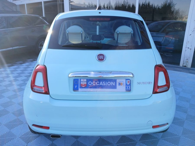 Photo 9 de l'offre de FIAT 500 1.0 70 BVM6 HYBRID LOUNGE Toit Pano à 12970€ chez Mérignac auto