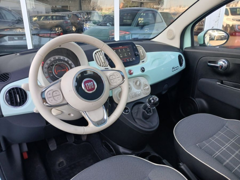 Photo 4 de l'offre de FIAT 500 1.0 70 BVM6 HYBRID LOUNGE Toit Pano à 12970€ chez Mérignac auto