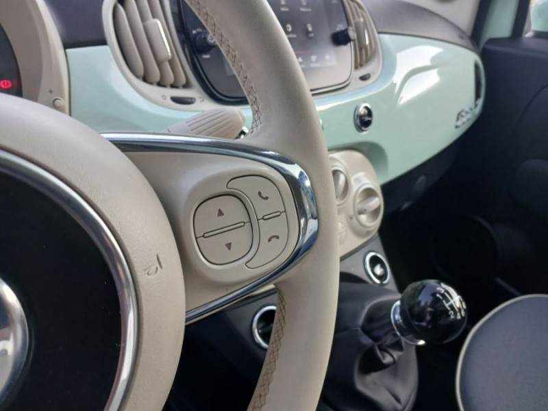 Photo 19 de l'offre de FIAT 500 1.0 70 BVM6 HYBRID LOUNGE Toit Pano à 12970€ chez Mérignac auto