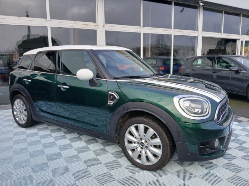 Mini COUNTRYMAN (F60) 2.0SD 190 BVA8 COOPER SD CUIR Elec. TOE ACC JA18 Nbses Options... DIESEL VERT BRITISH RACING METAL Occasion à vendre