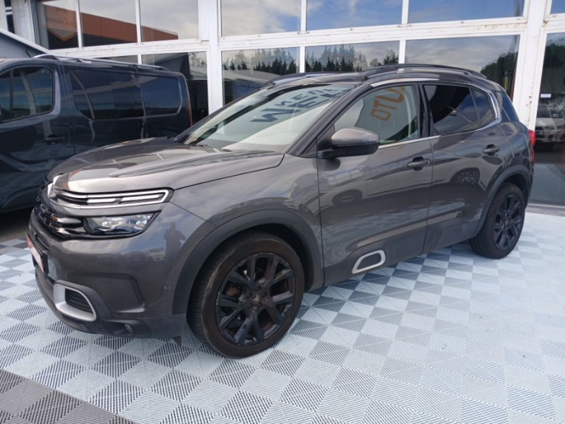 Citroen C5 AIRCROSS 1.6 PureTech 180 EAT8 SHINE PACK 360° Sge Elect Hayon EL. 1ère Main ESSENCE GRIS PLATINIUM Occasion à vendre