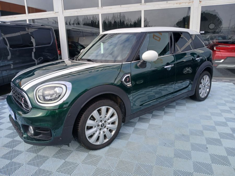 Mini COUNTRYMAN (F60) 2.0SD 190 BVA8 COOPER SD CUIR Elec. TOE ACC JA18 Nbses Options... DIESEL VERT BRITISH RACING METAL Occasion à vendre