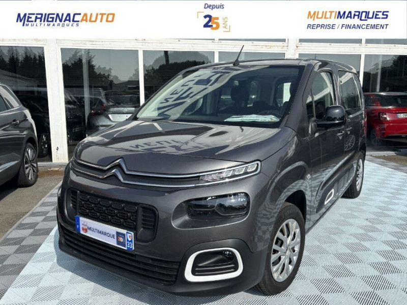 Citroen BERLINGO 1.5 BlueHDi 100 BVM6 FEEL DIESEL GRIS PLATINIUM Occasion à vendre
