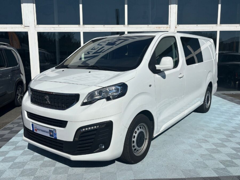 Photo 1 de l'offre de PEUGEOT EXPERT Double Cabine LONG L3 2.0 BlueHDi 120 EAT8 ASPHALT DC 6PL GPS Attel. à 22950€ chez Mérignac auto